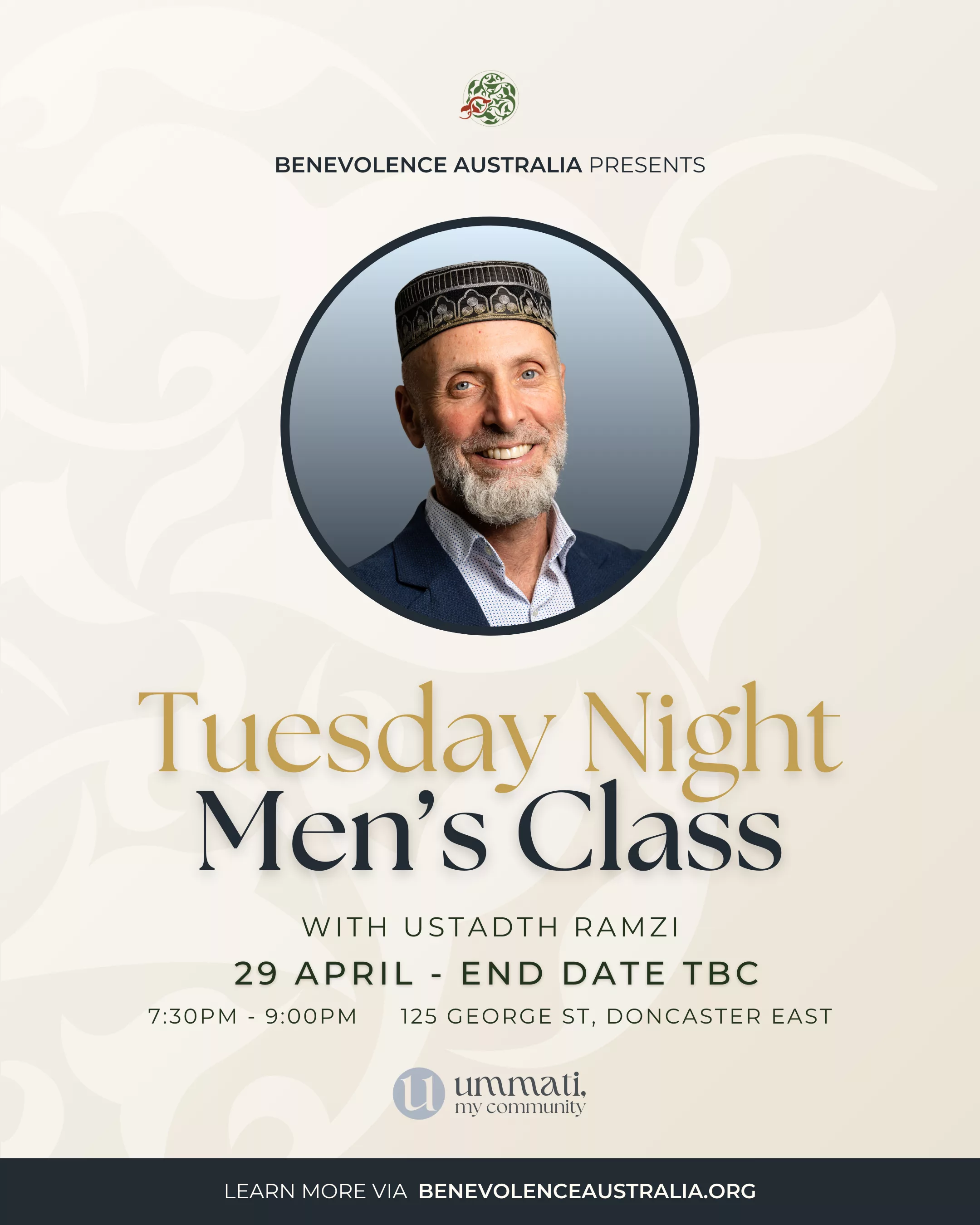 Tuesday Night Men's Class