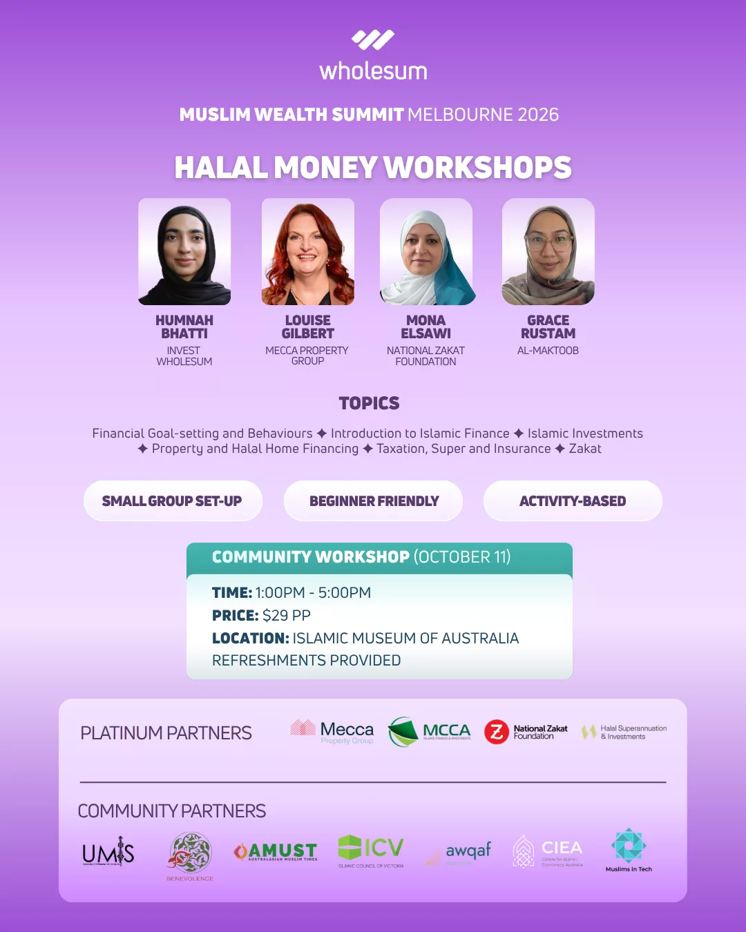Halal Money Workshop