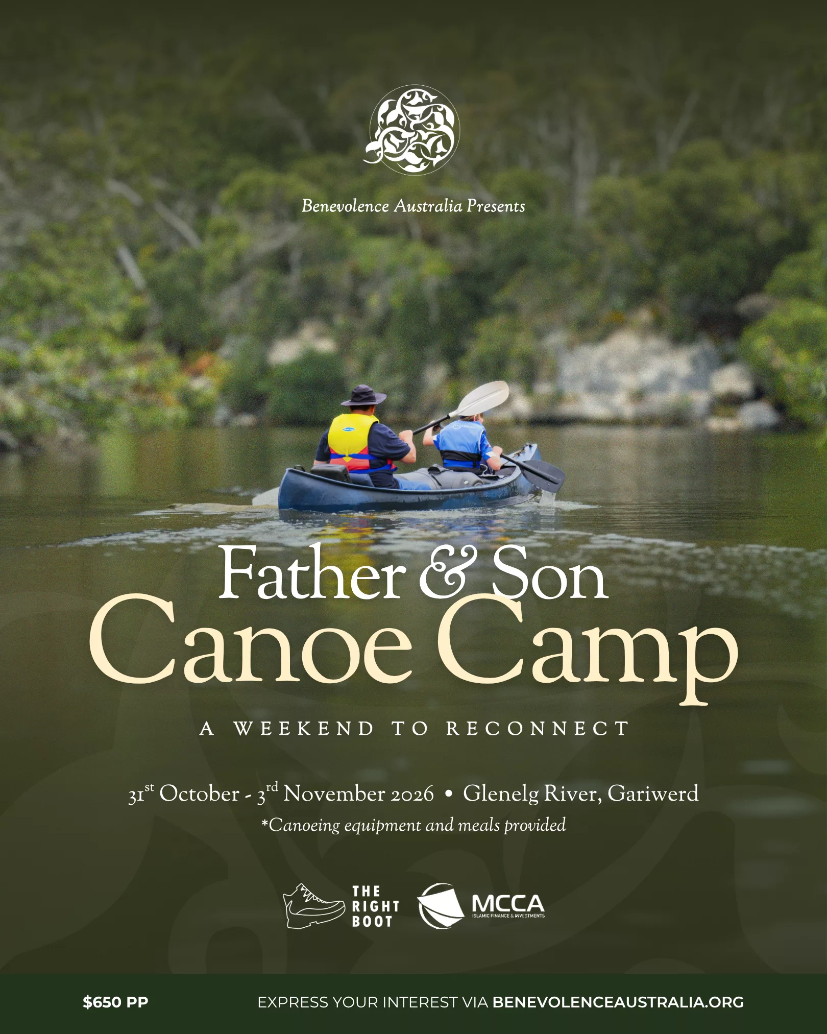 Father & Son Canoe Camp • Express your Interest